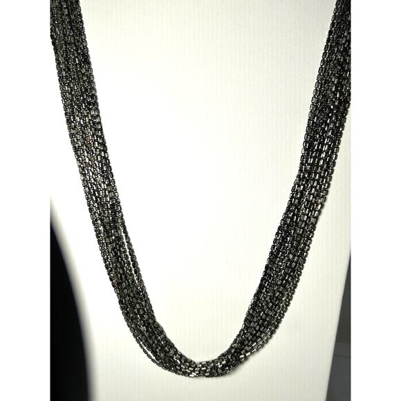 Shimmering 15-Strand Beaded Layered Necklace - 30 Inch - Picture 1 of 10
